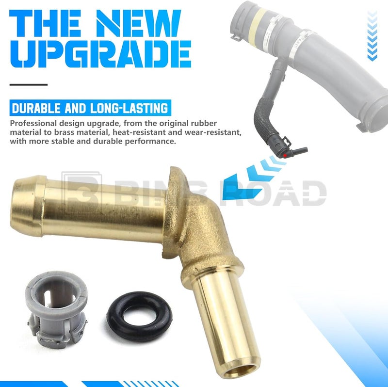 BINB ROAD LR049990 Thermostat Water Outlet Hose Connector Kit Compatible with Range Rover Sport 2017 Discovery 4 - Image 5